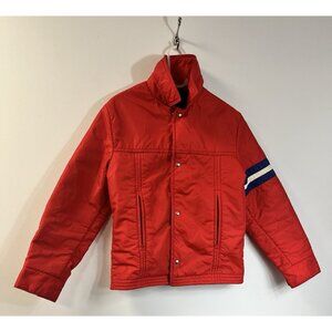 VTG/Retro/Grundge 80s CB Sport Red/Blue Bomber Jacket Men’s Sz M ❤️